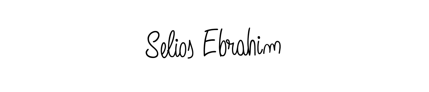 Check out images of Autograph of Selios Ebrahim name. Actor Selios Ebrahim Signature Style. Angelique-Rose-font-FFP is a professional sign style online. Selios Ebrahim signature style 5 images and pictures png