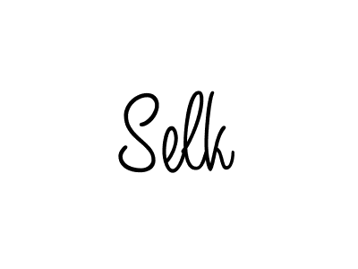 Create a beautiful signature design for name Selk. With this signature (Angelique-Rose-font-FFP) fonts, you can make a handwritten signature for free. Selk signature style 5 images and pictures png