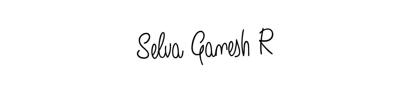 Best and Professional Signature Style for Selva Ganesh R. Angelique-Rose-font-FFP Best Signature Style Collection. Selva Ganesh R signature style 5 images and pictures png