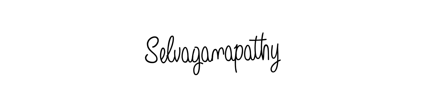 Also we have Selvaganapathy name is the best signature style. Create professional handwritten signature collection using Angelique-Rose-font-FFP autograph style. Selvaganapathy signature style 5 images and pictures png