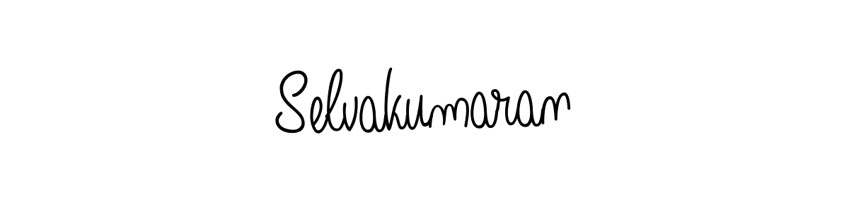 How to make Selvakumaran name signature. Use Angelique-Rose-font-FFP style for creating short signs online. This is the latest handwritten sign. Selvakumaran signature style 5 images and pictures png