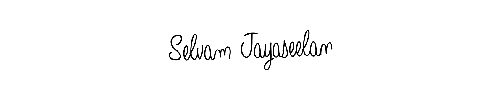 How to make Selvam Jayaseelan signature? Angelique-Rose-font-FFP is a professional autograph style. Create handwritten signature for Selvam Jayaseelan name. Selvam Jayaseelan signature style 5 images and pictures png