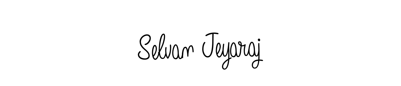 Selvan Jeyaraj stylish signature style. Best Handwritten Sign (Angelique-Rose-font-FFP) for my name. Handwritten Signature Collection Ideas for my name Selvan Jeyaraj. Selvan Jeyaraj signature style 5 images and pictures png