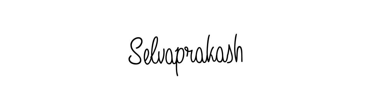 Selvaprakash stylish signature style. Best Handwritten Sign (Angelique-Rose-font-FFP) for my name. Handwritten Signature Collection Ideas for my name Selvaprakash. Selvaprakash signature style 5 images and pictures png