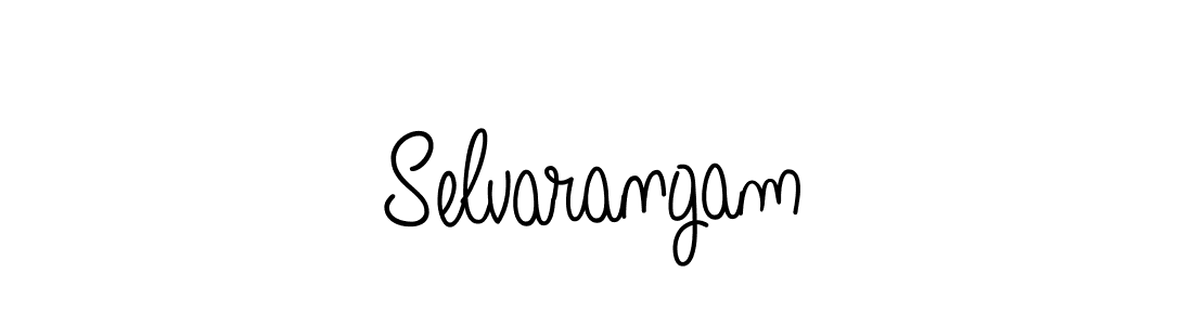 Use a signature maker to create a handwritten signature online. With this signature software, you can design (Angelique-Rose-font-FFP) your own signature for name Selvarangam. Selvarangam signature style 5 images and pictures png