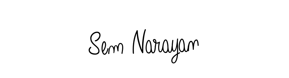 It looks lik you need a new signature style for name Sem Narayan. Design unique handwritten (Angelique-Rose-font-FFP) signature with our free signature maker in just a few clicks. Sem Narayan signature style 5 images and pictures png