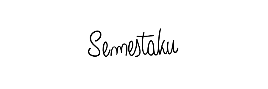 How to Draw Semestaku signature style? Angelique-Rose-font-FFP is a latest design signature styles for name Semestaku. Semestaku signature style 5 images and pictures png