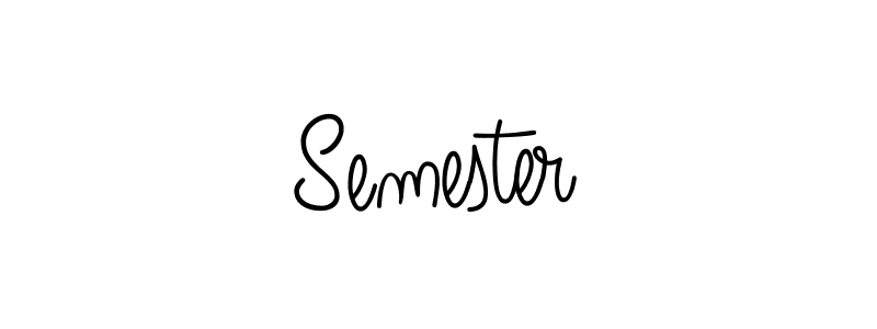 if you are searching for the best signature style for your name Semester. so please give up your signature search. here we have designed multiple signature styles  using Angelique-Rose-font-FFP. Semester signature style 5 images and pictures png