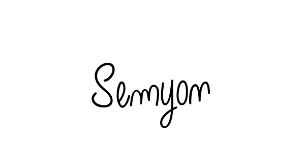 How to make Semyon signature? Angelique-Rose-font-FFP is a professional autograph style. Create handwritten signature for Semyon name. Semyon signature style 5 images and pictures png