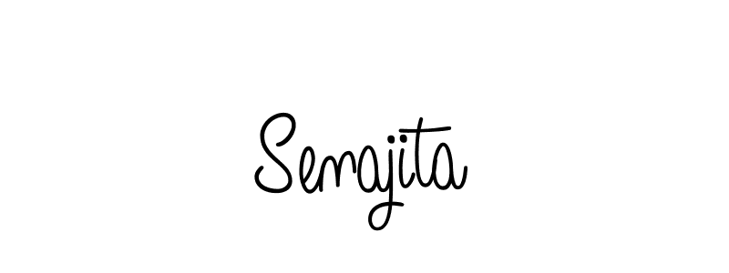 Create a beautiful signature design for name Senajita. With this signature (Angelique-Rose-font-FFP) fonts, you can make a handwritten signature for free. Senajita signature style 5 images and pictures png