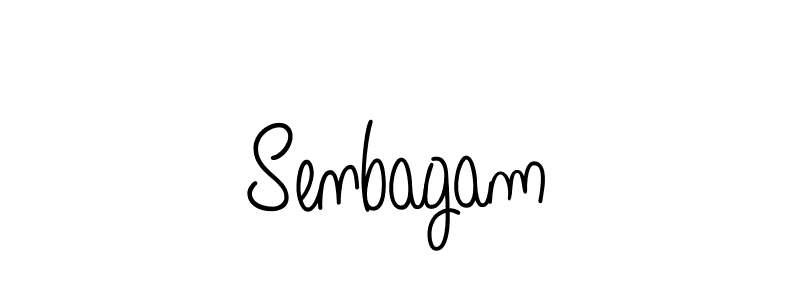 How to Draw Senbagam signature style? Angelique-Rose-font-FFP is a latest design signature styles for name Senbagam. Senbagam signature style 5 images and pictures png