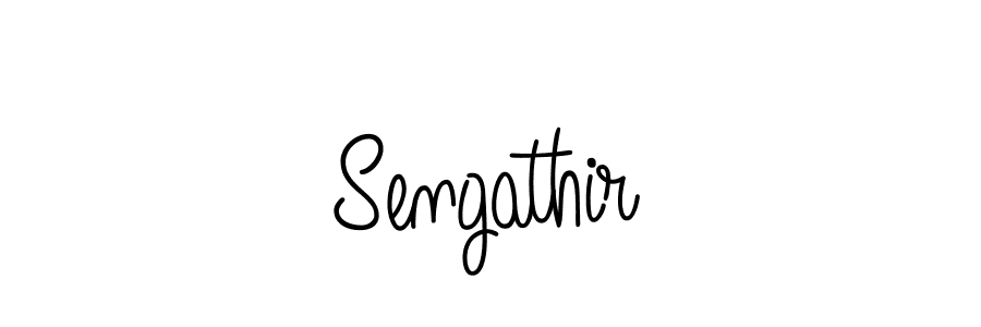 Design your own signature with our free online signature maker. With this signature software, you can create a handwritten (Angelique-Rose-font-FFP) signature for name Sengathir. Sengathir signature style 5 images and pictures png