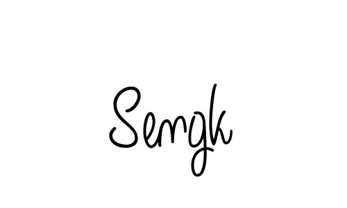 Sengk stylish signature style. Best Handwritten Sign (Angelique-Rose-font-FFP) for my name. Handwritten Signature Collection Ideas for my name Sengk. Sengk signature style 5 images and pictures png