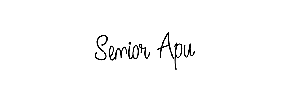 Once you've used our free online signature maker to create your best signature Angelique-Rose-font-FFP style, it's time to enjoy all of the benefits that Senior Apu name signing documents. Senior Apu signature style 5 images and pictures png