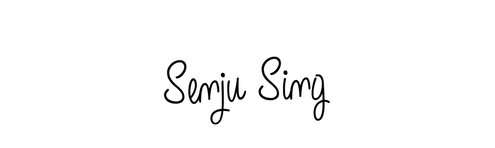 You should practise on your own different ways (Angelique-Rose-font-FFP) to write your name (Senju Sing) in signature. don't let someone else do it for you. Senju Sing signature style 5 images and pictures png