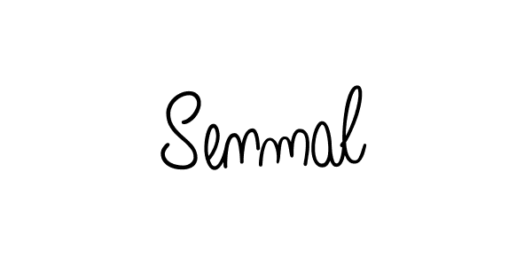 Senmal stylish signature style. Best Handwritten Sign (Angelique-Rose-font-FFP) for my name. Handwritten Signature Collection Ideas for my name Senmal. Senmal signature style 5 images and pictures png