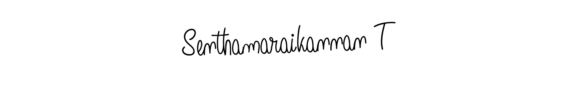 Senthamaraikannan T stylish signature style. Best Handwritten Sign (Angelique-Rose-font-FFP) for my name. Handwritten Signature Collection Ideas for my name Senthamaraikannan T. Senthamaraikannan T signature style 5 images and pictures png