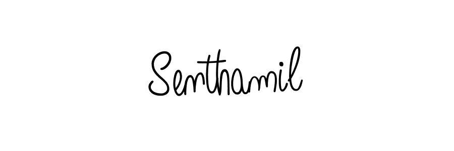 Create a beautiful signature design for name Senthamil. With this signature (Angelique-Rose-font-FFP) fonts, you can make a handwritten signature for free. Senthamil signature style 5 images and pictures png