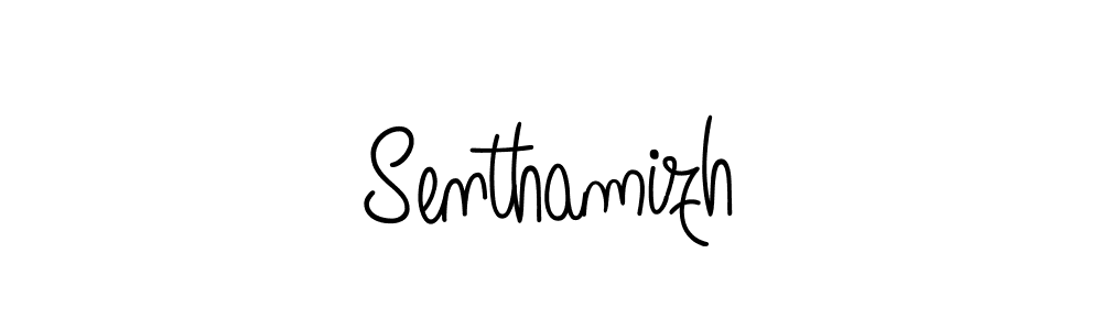 How to make Senthamizh name signature. Use Angelique-Rose-font-FFP style for creating short signs online. This is the latest handwritten sign. Senthamizh signature style 5 images and pictures png