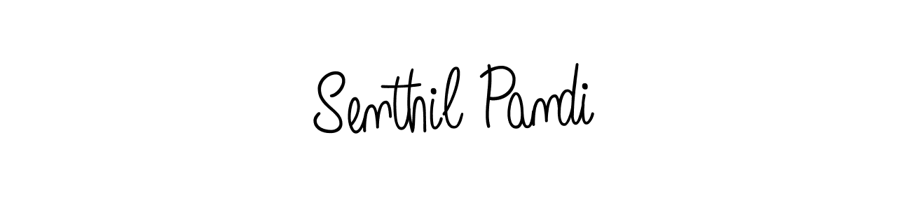 Also we have Senthil Pandi name is the best signature style. Create professional handwritten signature collection using Angelique-Rose-font-FFP autograph style. Senthil Pandi signature style 5 images and pictures png