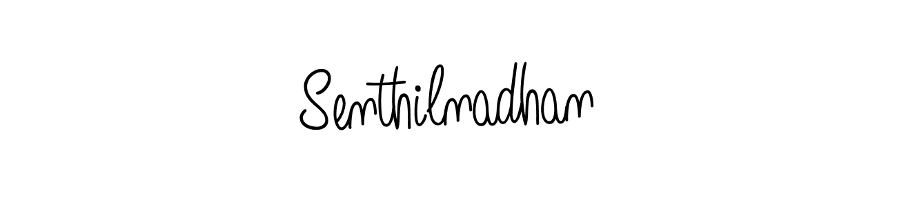 The best way (Angelique-Rose-font-FFP) to make a short signature is to pick only two or three words in your name. The name Senthilnadhan include a total of six letters. For converting this name. Senthilnadhan signature style 5 images and pictures png
