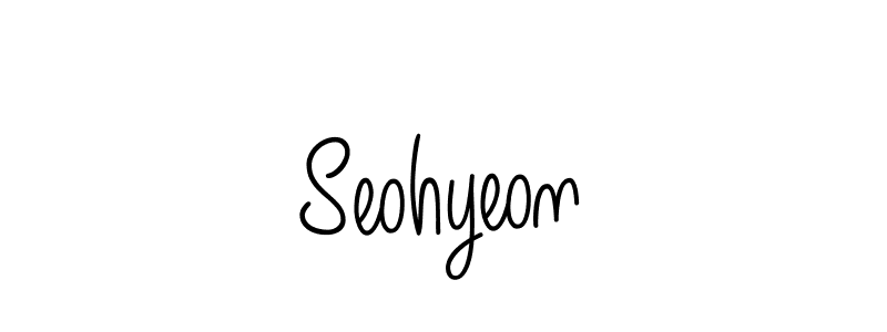 How to make Seohyeon signature? Angelique-Rose-font-FFP is a professional autograph style. Create handwritten signature for Seohyeon name. Seohyeon signature style 5 images and pictures png