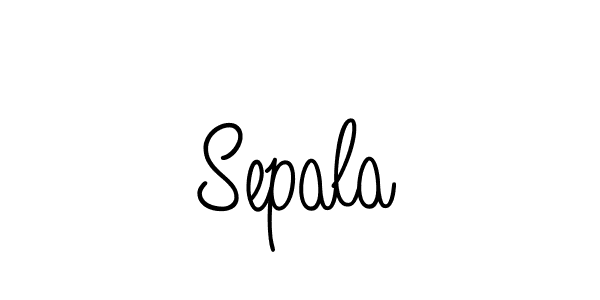 How to make Sepala name signature. Use Angelique-Rose-font-FFP style for creating short signs online. This is the latest handwritten sign. Sepala signature style 5 images and pictures png