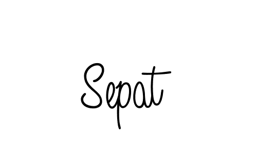 Design your own signature with our free online signature maker. With this signature software, you can create a handwritten (Angelique-Rose-font-FFP) signature for name Sepat. Sepat signature style 5 images and pictures png