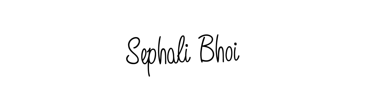 Sephali Bhoi stylish signature style. Best Handwritten Sign (Angelique-Rose-font-FFP) for my name. Handwritten Signature Collection Ideas for my name Sephali Bhoi. Sephali Bhoi signature style 5 images and pictures png