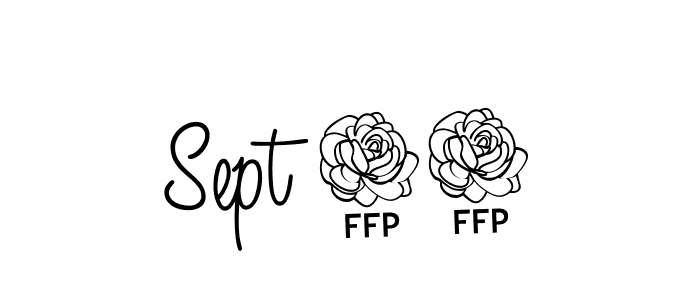 You should practise on your own different ways (Angelique-Rose-font-FFP) to write your name (Sept 18) in signature. don't let someone else do it for you. Sept 18 signature style 5 images and pictures png