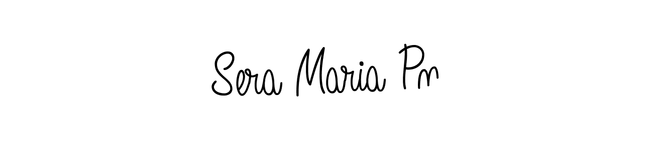 Also we have Sera Maria Pn name is the best signature style. Create professional handwritten signature collection using Angelique-Rose-font-FFP autograph style. Sera Maria Pn signature style 5 images and pictures png