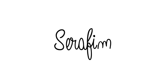 You should practise on your own different ways (Angelique-Rose-font-FFP) to write your name (Serafim) in signature. don't let someone else do it for you. Serafim signature style 5 images and pictures png