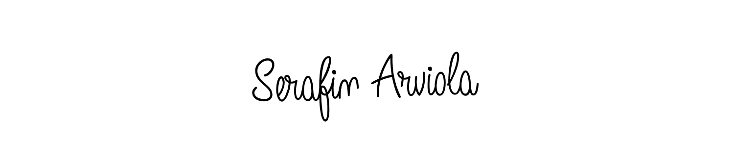 Also we have Serafin Arviola name is the best signature style. Create professional handwritten signature collection using Angelique-Rose-font-FFP autograph style. Serafin Arviola signature style 5 images and pictures png