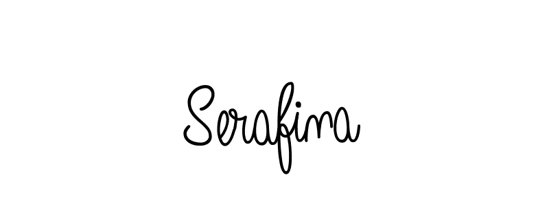 Design your own signature with our free online signature maker. With this signature software, you can create a handwritten (Angelique-Rose-font-FFP) signature for name Serafina. Serafina signature style 5 images and pictures png