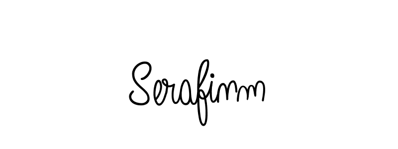 Design your own signature with our free online signature maker. With this signature software, you can create a handwritten (Angelique-Rose-font-FFP) signature for name Serafinm. Serafinm signature style 5 images and pictures png