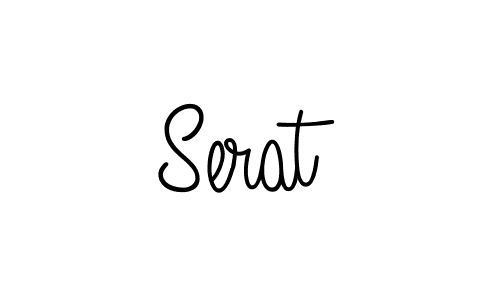 Design your own signature with our free online signature maker. With this signature software, you can create a handwritten (Angelique-Rose-font-FFP) signature for name Serat. Serat signature style 5 images and pictures png