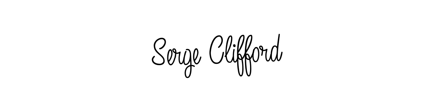 How to make Serge Clifford signature? Angelique-Rose-font-FFP is a professional autograph style. Create handwritten signature for Serge Clifford name. Serge Clifford signature style 5 images and pictures png