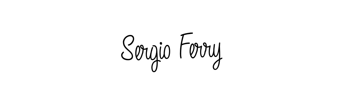 Make a short Sergio Ferry signature style. Manage your documents anywhere anytime using Angelique-Rose-font-FFP. Create and add eSignatures, submit forms, share and send files easily. Sergio Ferry signature style 5 images and pictures png