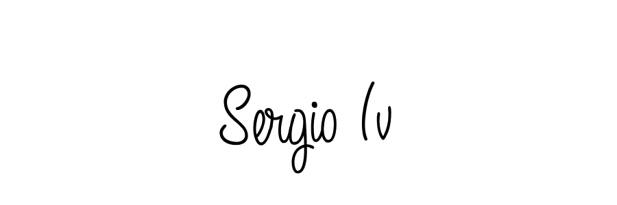 Design your own signature with our free online signature maker. With this signature software, you can create a handwritten (Angelique-Rose-font-FFP) signature for name Sergio Iv. Sergio Iv signature style 5 images and pictures png