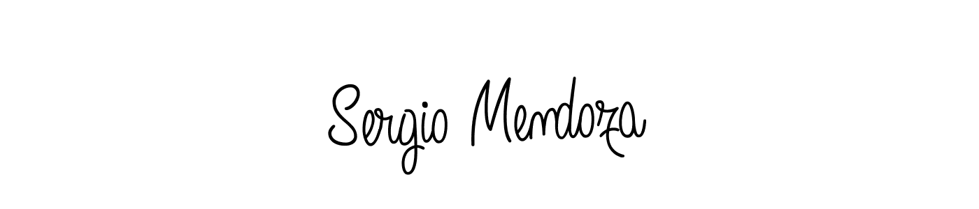 Make a beautiful signature design for name Sergio Mendoza. With this signature (Angelique-Rose-font-FFP) style, you can create a handwritten signature for free. Sergio Mendoza signature style 5 images and pictures png