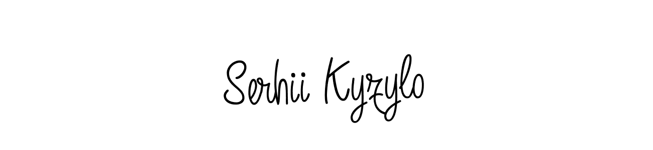 if you are searching for the best signature style for your name Serhii Kyzylo. so please give up your signature search. here we have designed multiple signature styles  using Angelique-Rose-font-FFP. Serhii Kyzylo signature style 5 images and pictures png