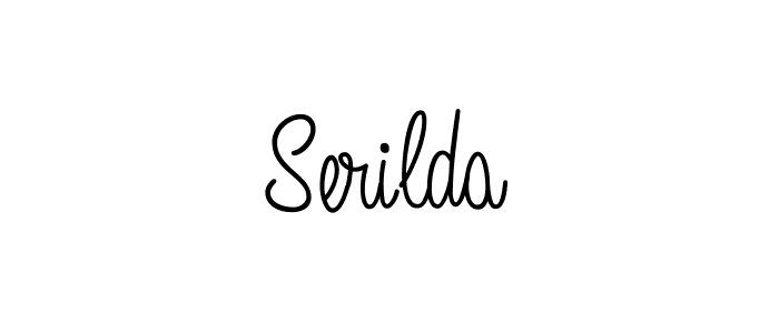 How to Draw Serilda signature style? Angelique-Rose-font-FFP is a latest design signature styles for name Serilda. Serilda signature style 5 images and pictures png