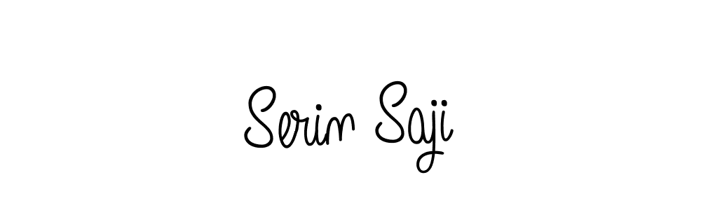 Create a beautiful signature design for name Serin Saji. With this signature (Angelique-Rose-font-FFP) fonts, you can make a handwritten signature for free. Serin Saji signature style 5 images and pictures png