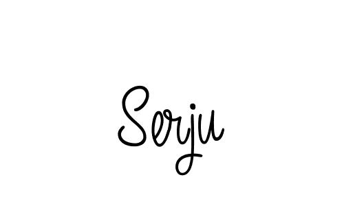 Once you've used our free online signature maker to create your best signature Angelique-Rose-font-FFP style, it's time to enjoy all of the benefits that Serju name signing documents. Serju signature style 5 images and pictures png