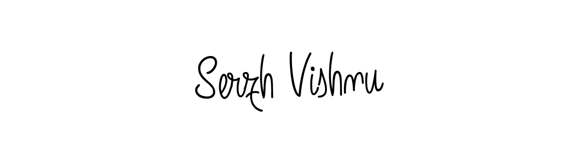 Design your own signature with our free online signature maker. With this signature software, you can create a handwritten (Angelique-Rose-font-FFP) signature for name Serzh Vishnu. Serzh Vishnu signature style 5 images and pictures png