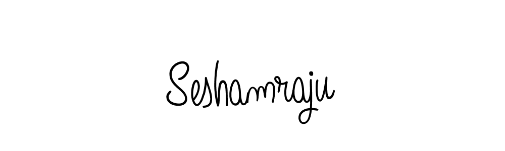 The best way (Angelique-Rose-font-FFP) to make a short signature is to pick only two or three words in your name. The name Seshamraju include a total of six letters. For converting this name. Seshamraju signature style 5 images and pictures png