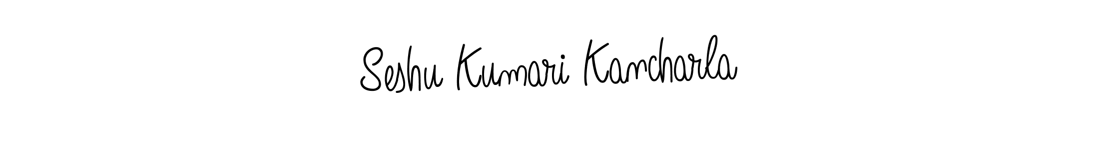 Similarly Angelique-Rose-font-FFP is the best handwritten signature design. Signature creator online .You can use it as an online autograph creator for name Seshu Kumari Kancharla. Seshu Kumari Kancharla signature style 5 images and pictures png