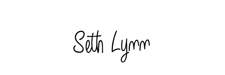 Use a signature maker to create a handwritten signature online. With this signature software, you can design (Angelique-Rose-font-FFP) your own signature for name Seth Lynn. Seth Lynn signature style 5 images and pictures png