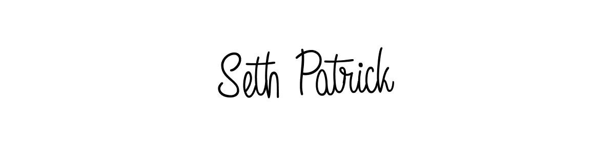 Make a beautiful signature design for name Seth Patrick. With this signature (Angelique-Rose-font-FFP) style, you can create a handwritten signature for free. Seth Patrick signature style 5 images and pictures png