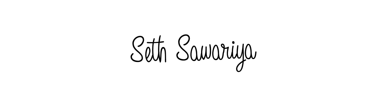 Once you've used our free online signature maker to create your best signature Angelique-Rose-font-FFP style, it's time to enjoy all of the benefits that Seth Sawariya name signing documents. Seth Sawariya signature style 5 images and pictures png